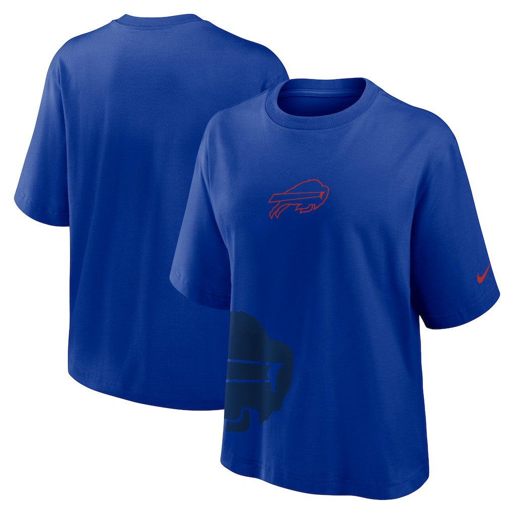 Buffalo Bills Women's Boxy T-Shirt Royal | Nike for Sale