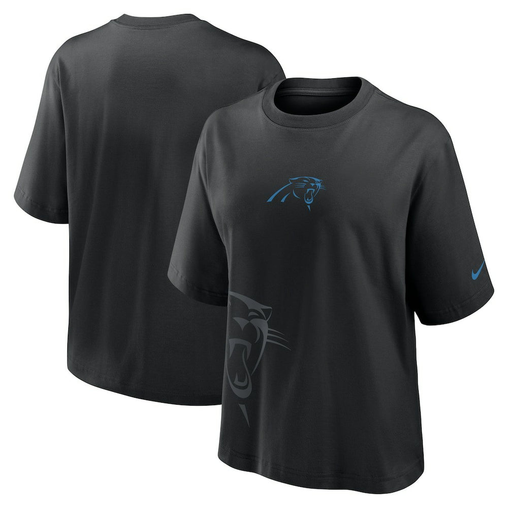 Carolina Panthers Women's Boxy T-Shirt Black | Nike for Sale