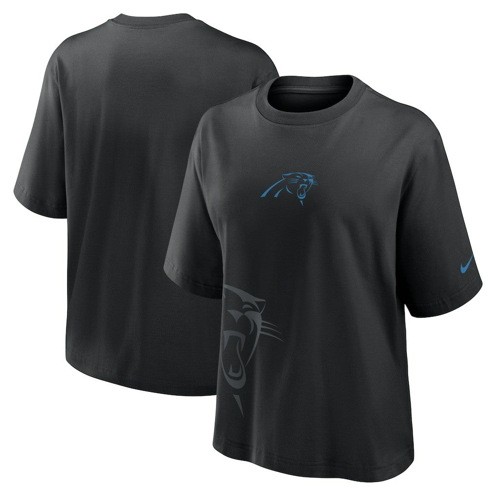 Carolina Panthers Women's Boxy T-Shirt Black | Nike for Sale