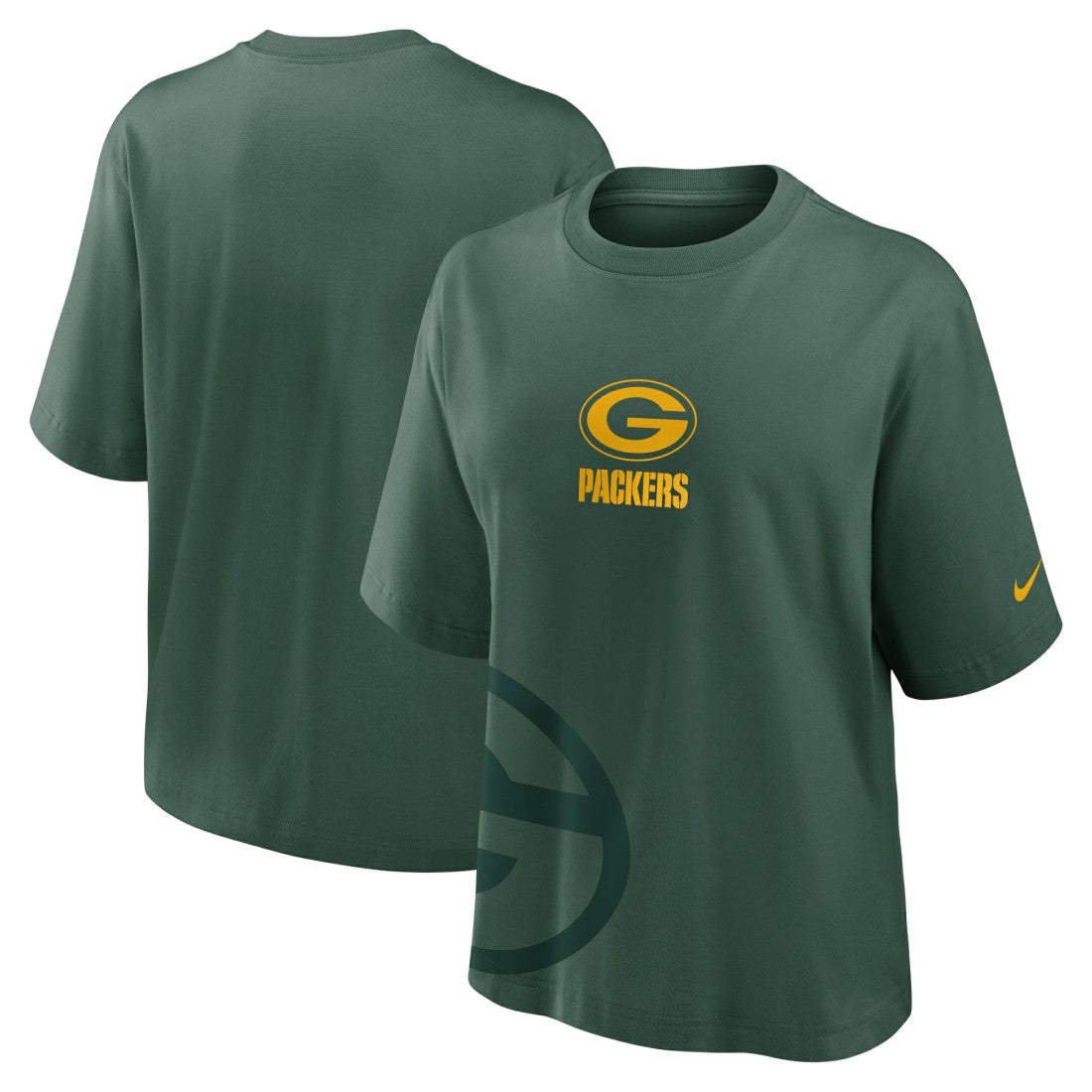 Green Bay Packers Women's Boxy T-Shirt Green | Nike for Sale