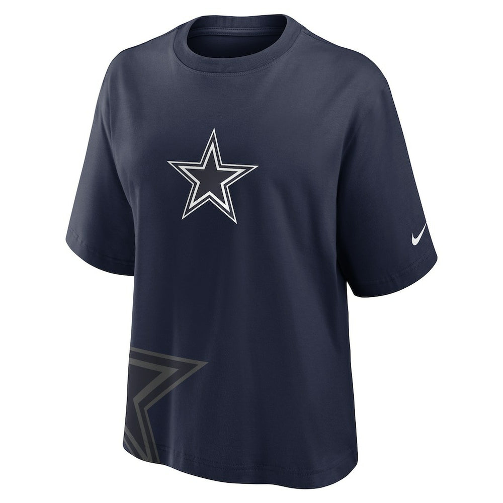 Dallas Cowboys Women's Boxy T-Shirt Navy | Nike for Sale