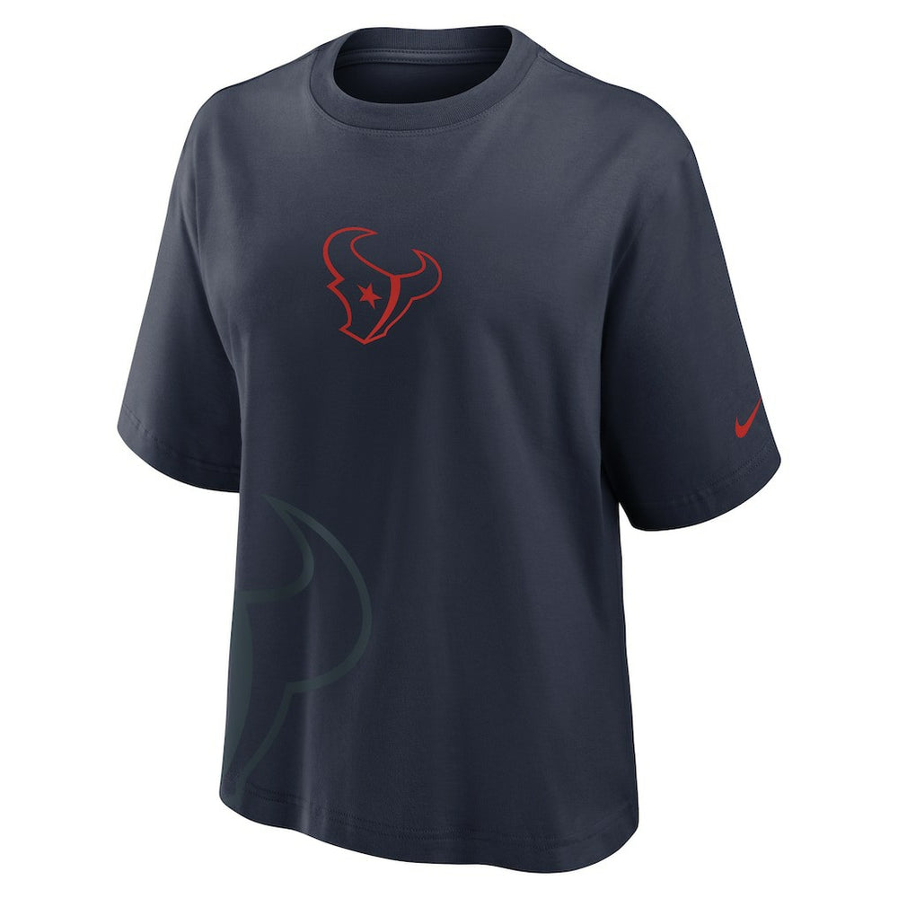 Houston Texans Women's Boxy T-Shirt Navy | Nike for Sale