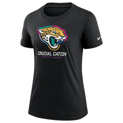 Jacksonville Jaguars Women's 2024 NFL Crucial Catch Tri-Blend T-Shirt Black | Nike for Sale