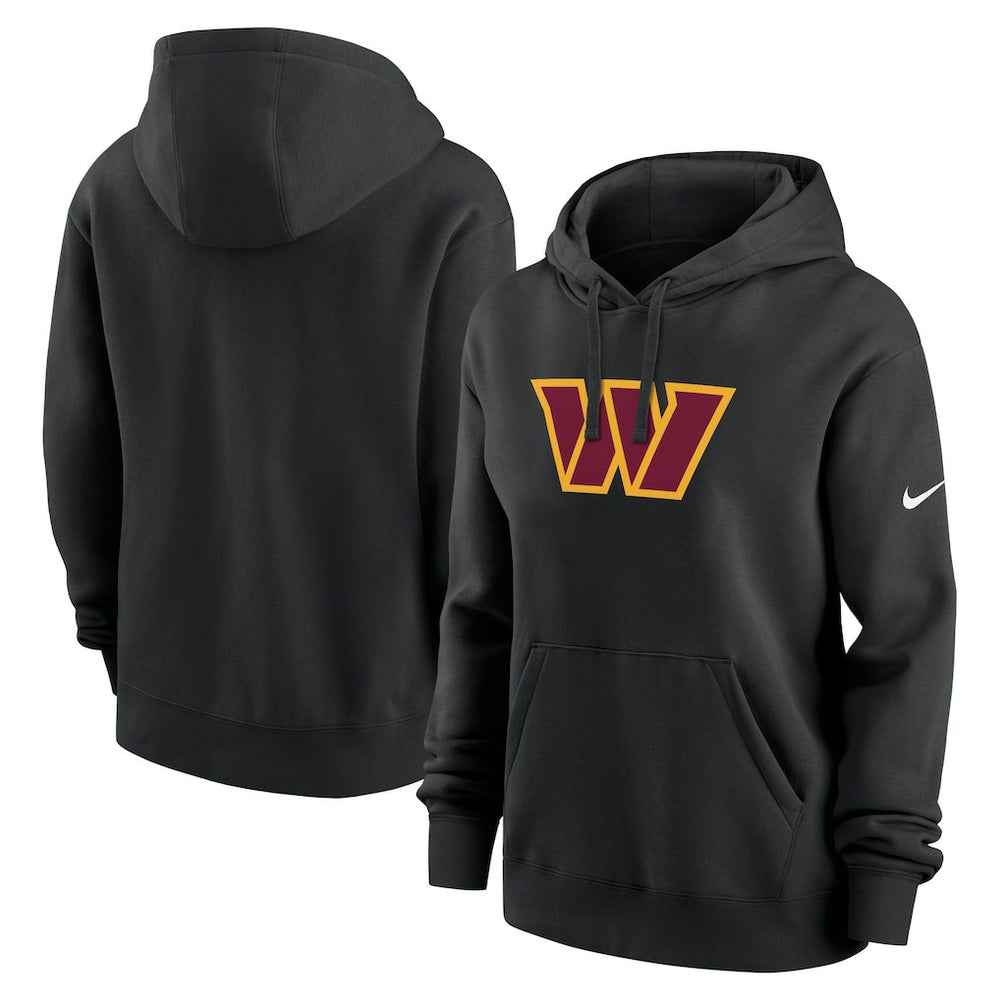 Washington Commanders Women's Club Fleece Hoodie Black | Nike for Sale
