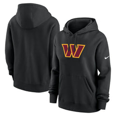 Washington Commanders Women's Club Fleece Hoodie Black | Nike for Sale