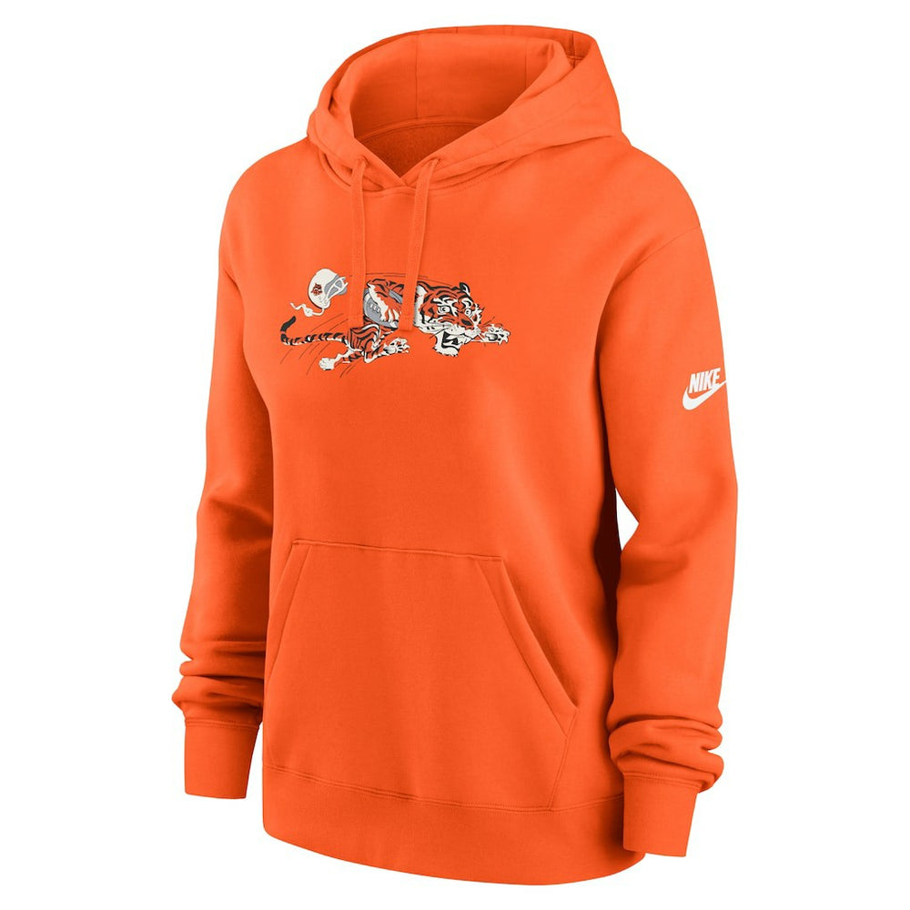 Cincinnati Bengals Women's Club Fleece Hoodie Orange | Nike for Sale