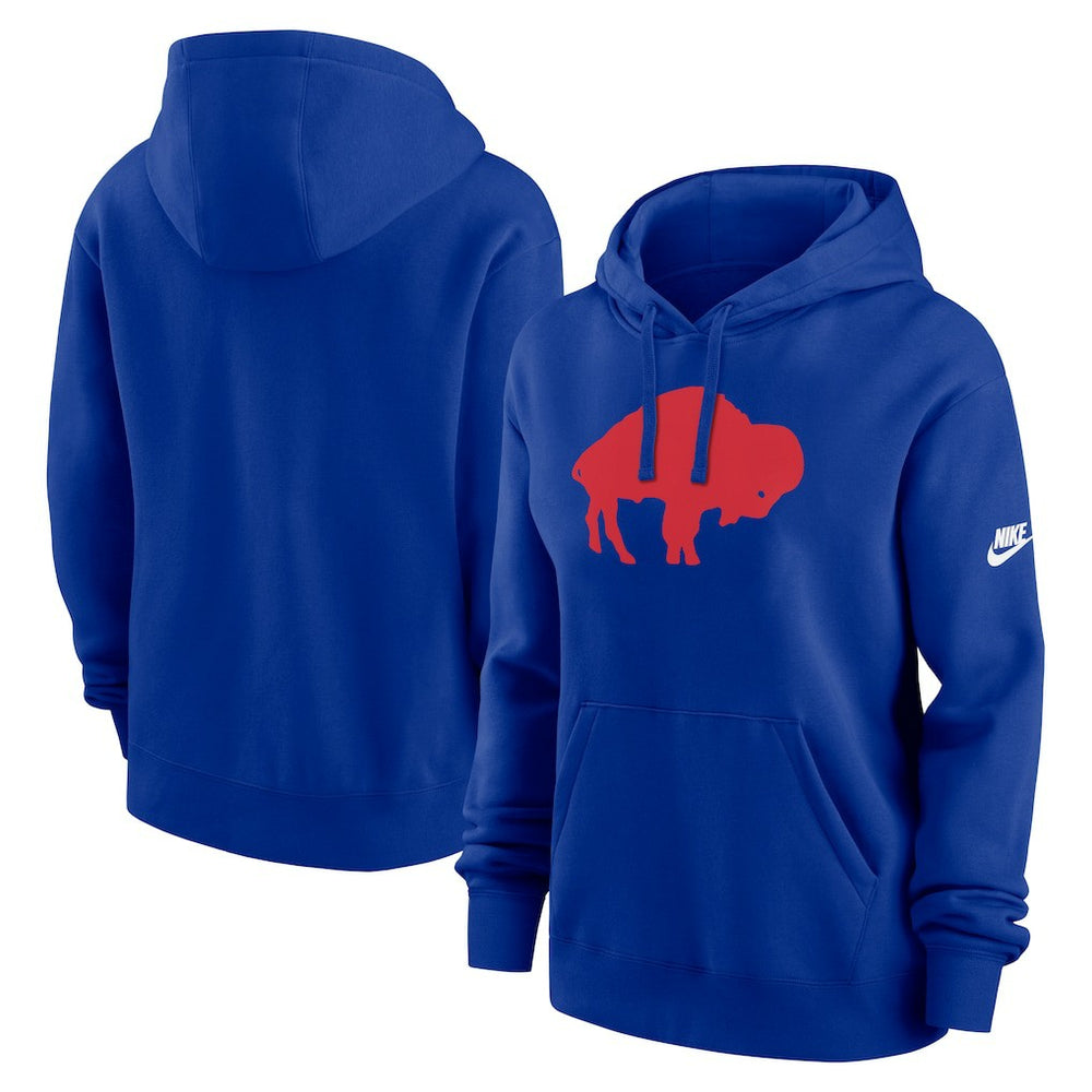 Buffalo Bills Women's Club Fleece Hoodie Royal | Nike for Sale