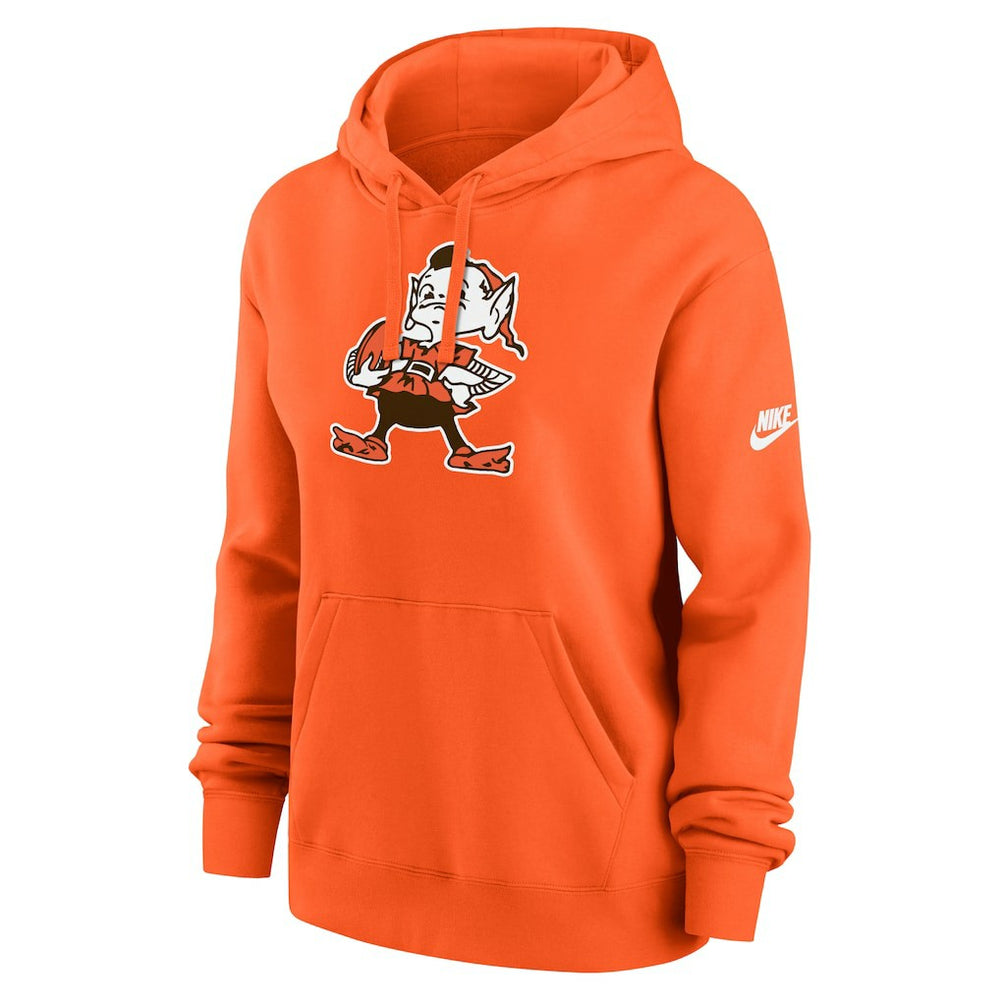 Cleveland Browns Women's Club Fleece Hoodie Orange | Nike for Sale