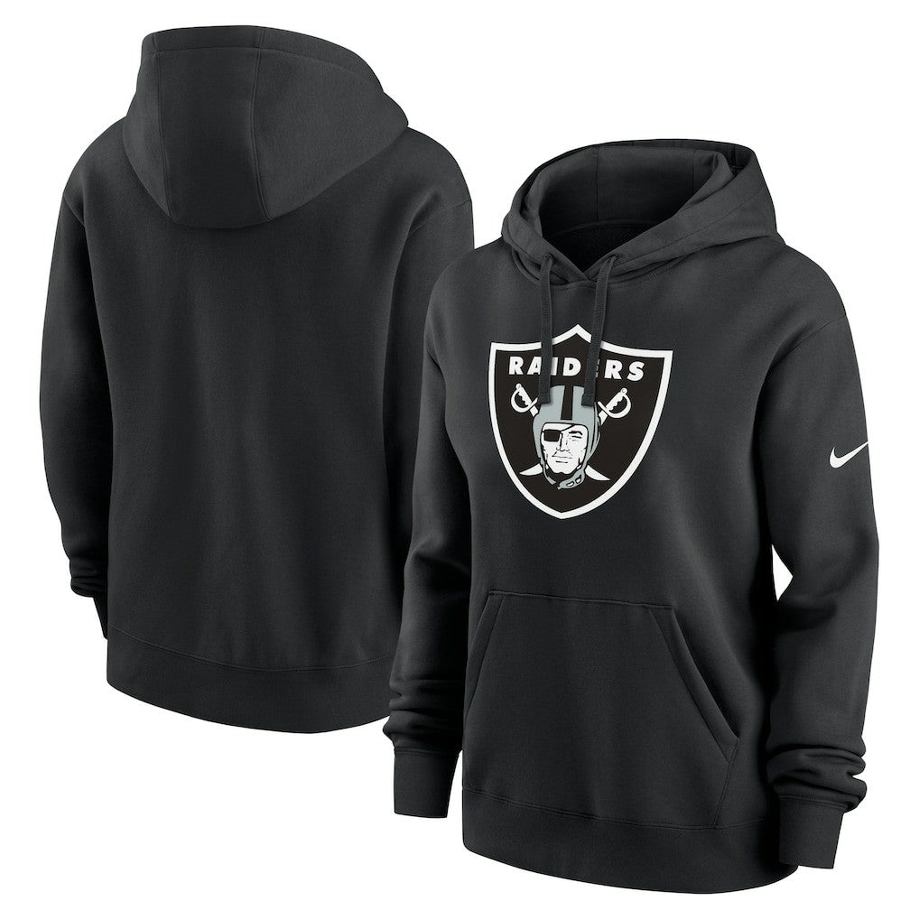 Las Vegas Raiders Women's Club Fleece Hoodie Black | Nike for Sale