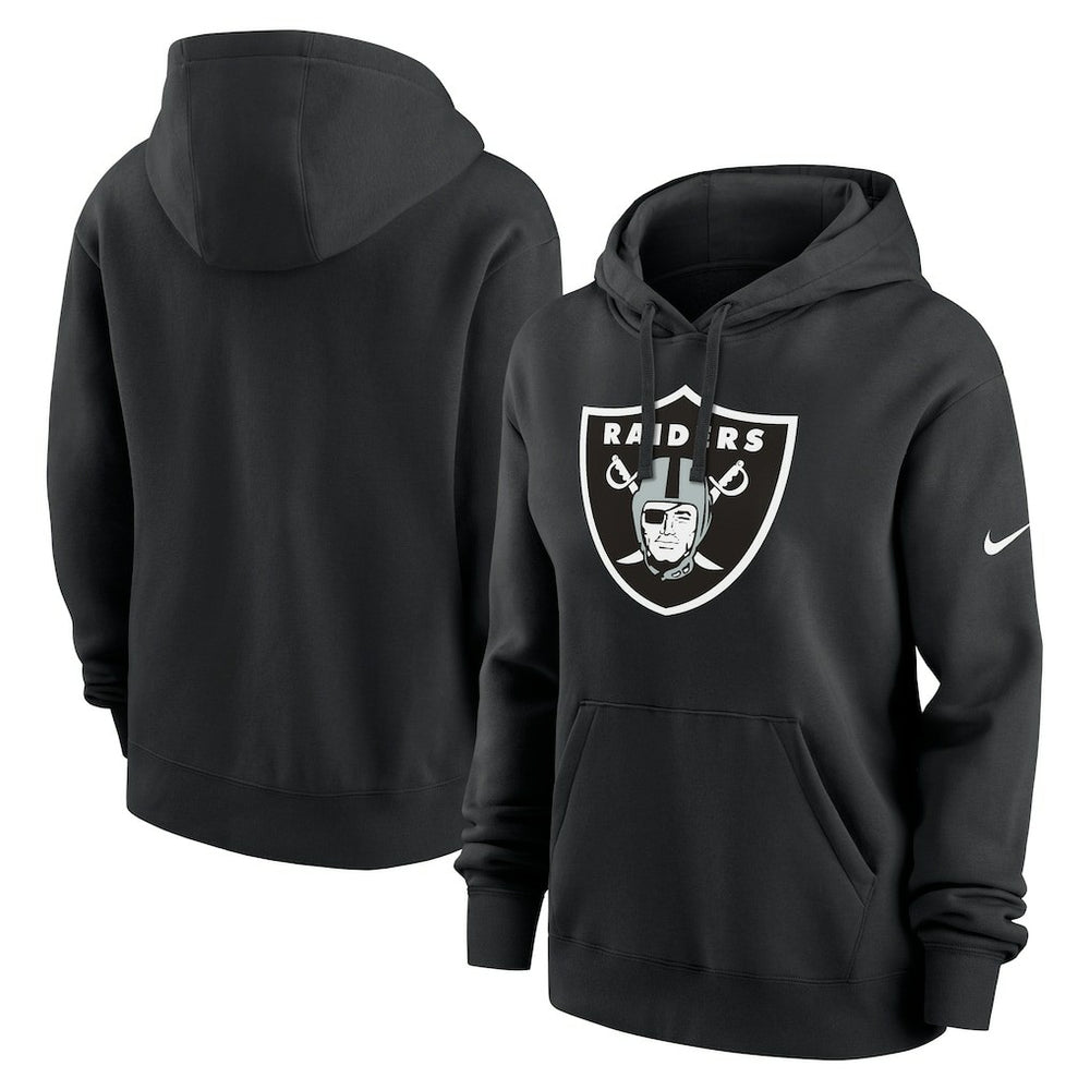 Las Vegas Raiders Women's Club Fleece Hoodie Black | Nike for Sale