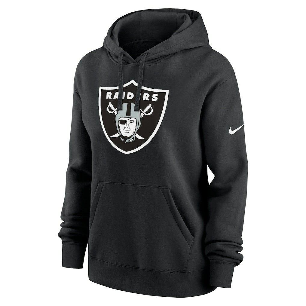 Las Vegas Raiders Women's Club Fleece Hoodie Black | Nike for Sale