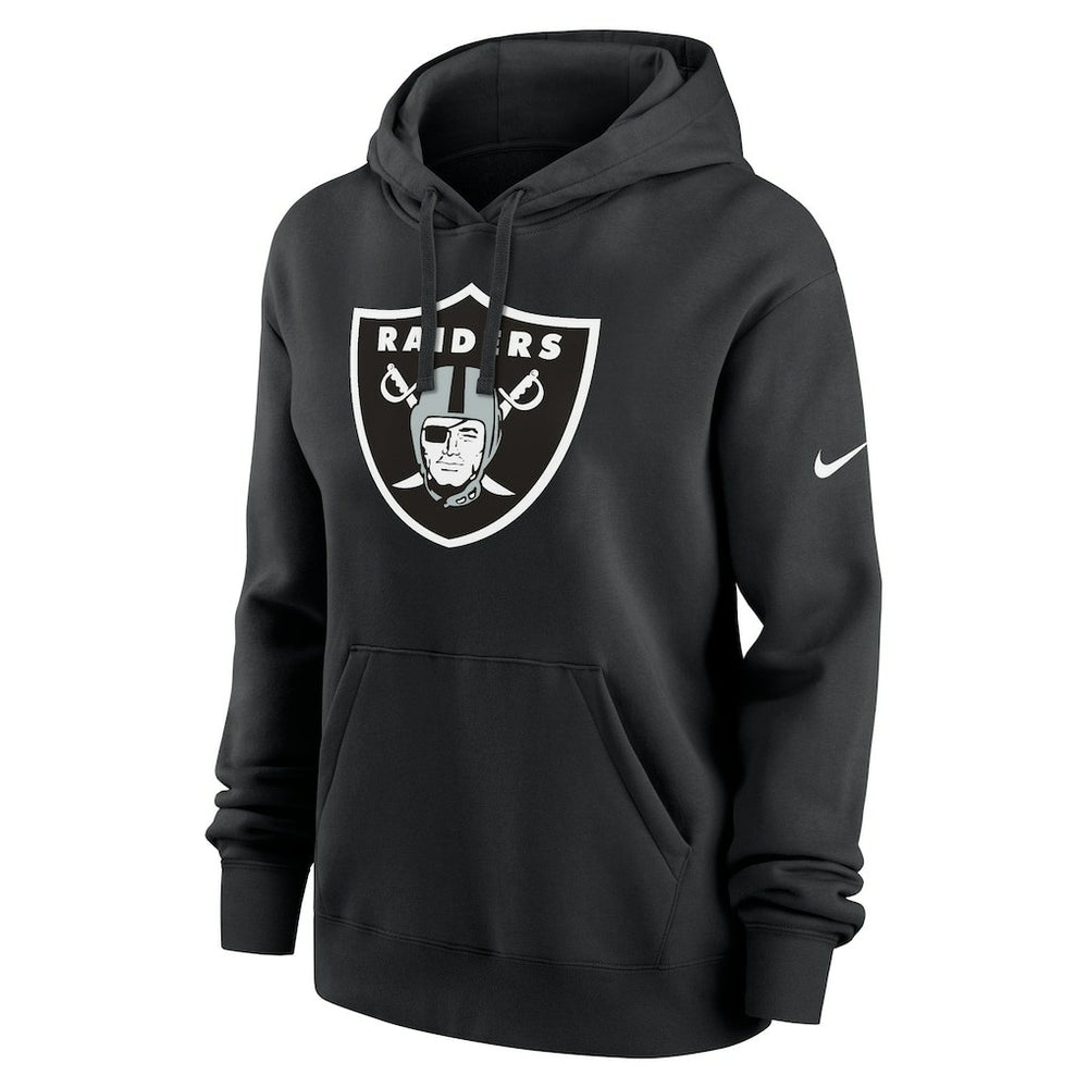 Las Vegas Raiders Women's Club Fleece Hoodie Black | Nike for Sale