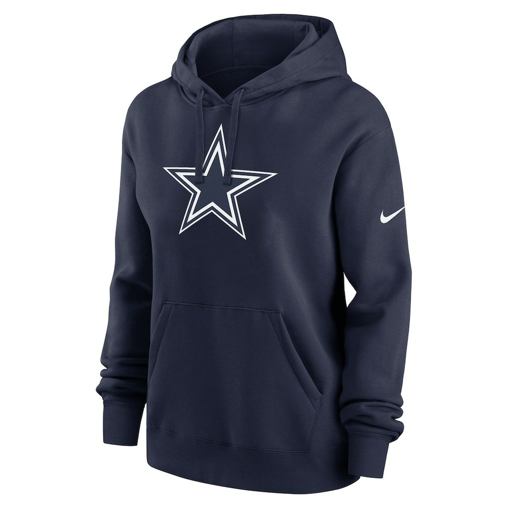 Dallas Cowboys Women's Club Fleece Hoodie Navy | Nike for Sale