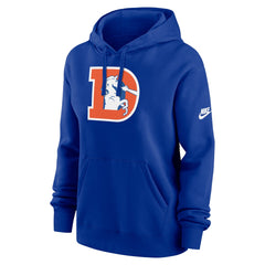 Denver Broncos Women's Club Fleece Hoodie Royal | Nike for Sale