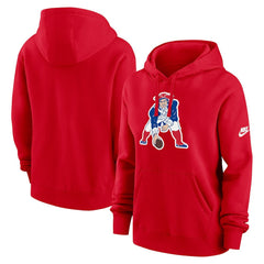 New England Patriots Women's Club Fleece Hoodie Red | Nike for Sale