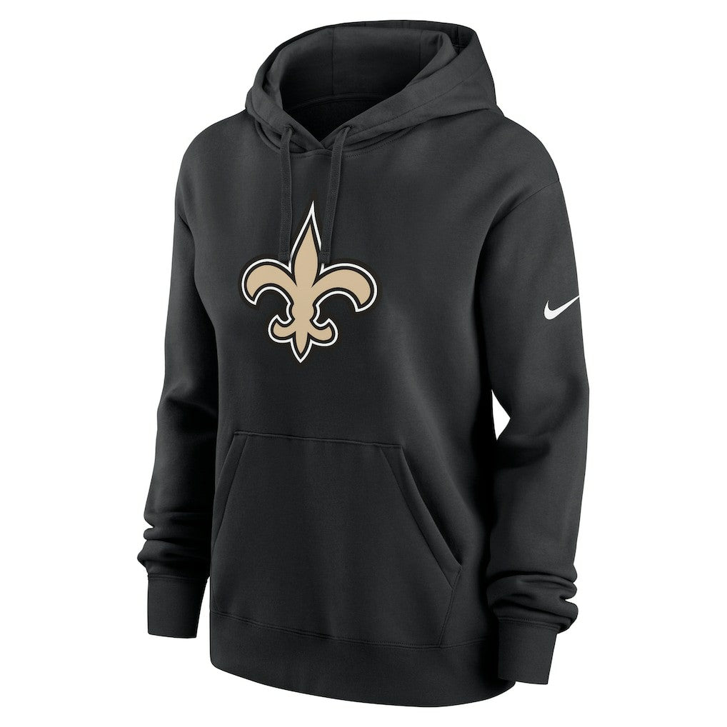 New Orleans Saints Women's Club Fleece Hoodie Black | Nike for Sale