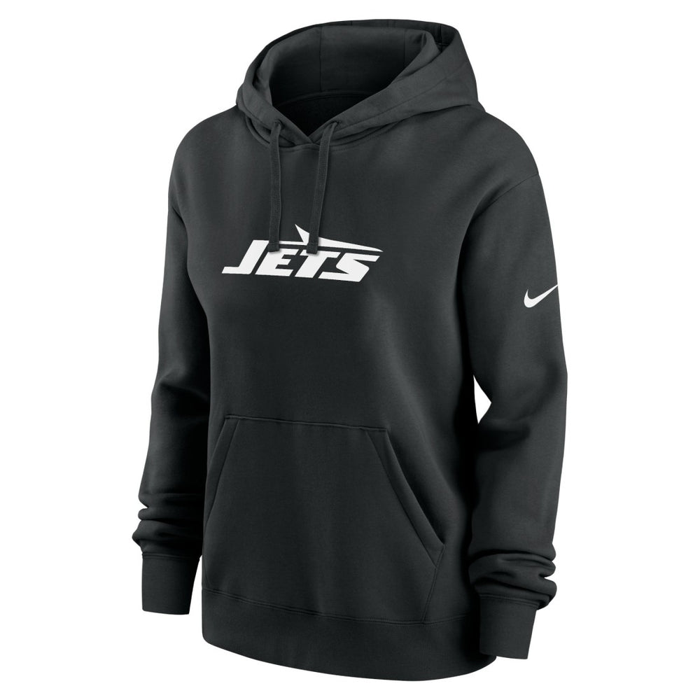 New York Jets Women's Club Fleece Hoodie Black | Nike for Sale