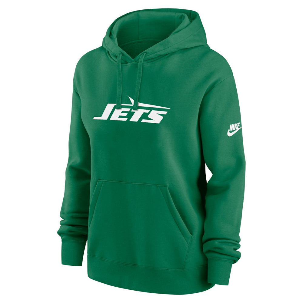 New York Jets Women's Club Fleece Hoodie Green | Nike for Sale