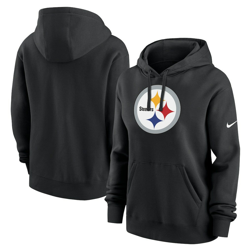 Pittsburgh Steelers Women's Club Fleece Hoodie Black | Nike for Sale