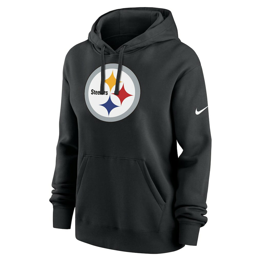 Pittsburgh Steelers Women's Club Fleece Hoodie Black | Nike for Sale