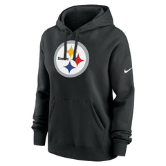 Pittsburgh Steelers Women's Club Fleece Hoodie Black | Nike for Sale
