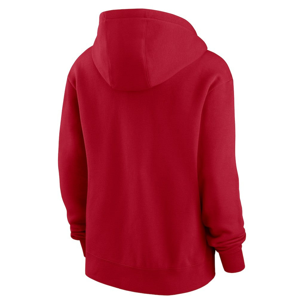 San Francisco 49ers Women's Club Fleece Hoodie Scarlet | Nike for Sale