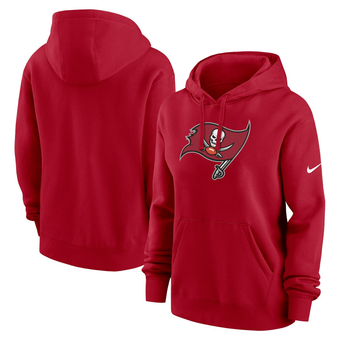 Tampa Bay Buccaneers Women's Club Fleece Hoodie Red | Nike for Sale