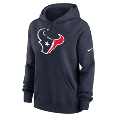 Houston Texans Women's Club Fleece Hoodie Navy | Nike for Sale