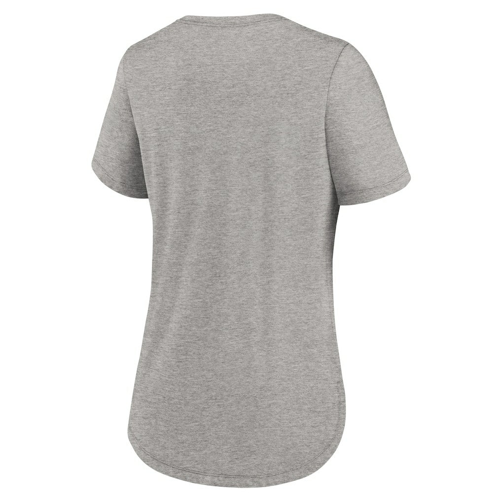 New York Jets Women's Team Shout-Out Tri-Blend T-Shirt Heather Gray | Nike for Sale