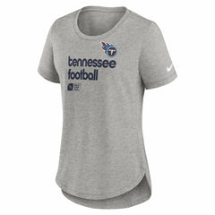 Tennessee Titans Women's Team Shout Out Tri-Blend T-Shirt Heather Gray | Nike for Sale