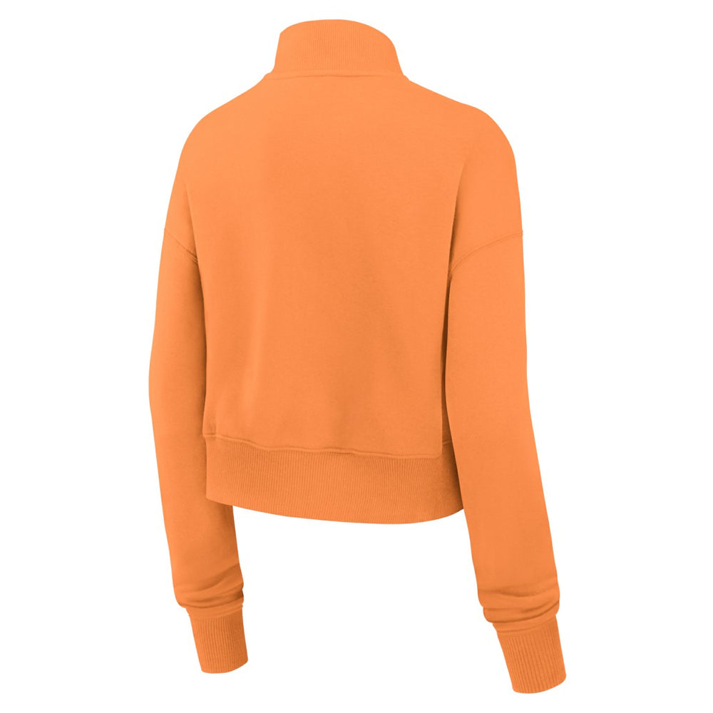 Tampa Bay Buccaneers Women's Rewind Phoenix Half-Zip Sweatshirt Orange | Nike for Sale