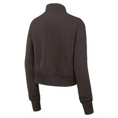 Cleveland Browns Women's Rewind Phoenix Half-Zip Sweatshirt Brown | Nike for Sale