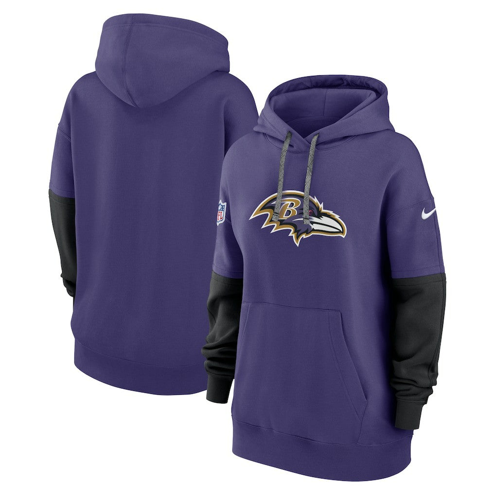Baltimore Ravens Women's Sideline Essential Hoodie Purple | Nike for Sale