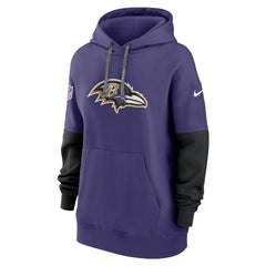 Baltimore Ravens Women's Sideline Essential Hoodie Purple | Nike for Sale