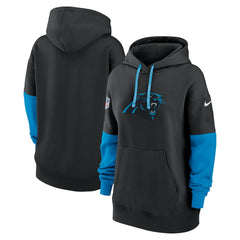 Carolina Panthers Women's Sideline Essential Hoodie Black | Nike for Sale