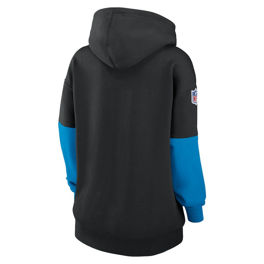 Carolina Panthers Women's Sideline Essential Hoodie Black | Nike for Sale