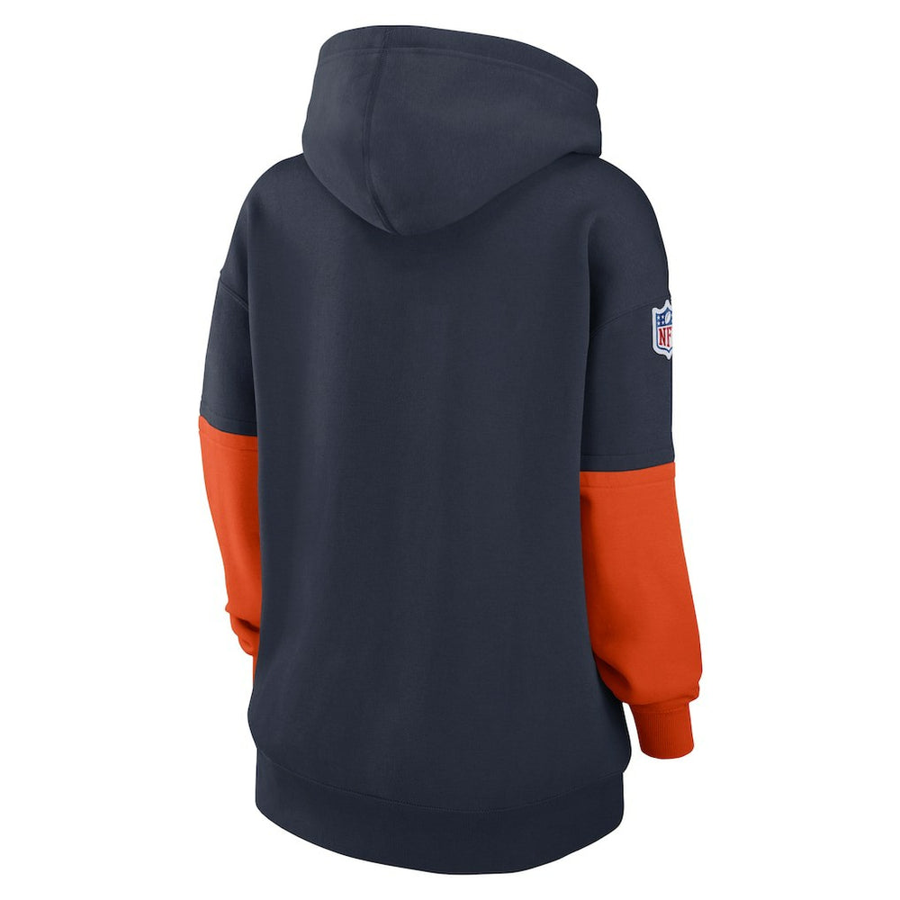 Chicago Bears Women's Sideline Essential Hoodie Navy | Nike for Sale