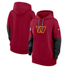 Washington Commanders Women's Sideline Essential Hoodie Burgundy | Nike for Sale