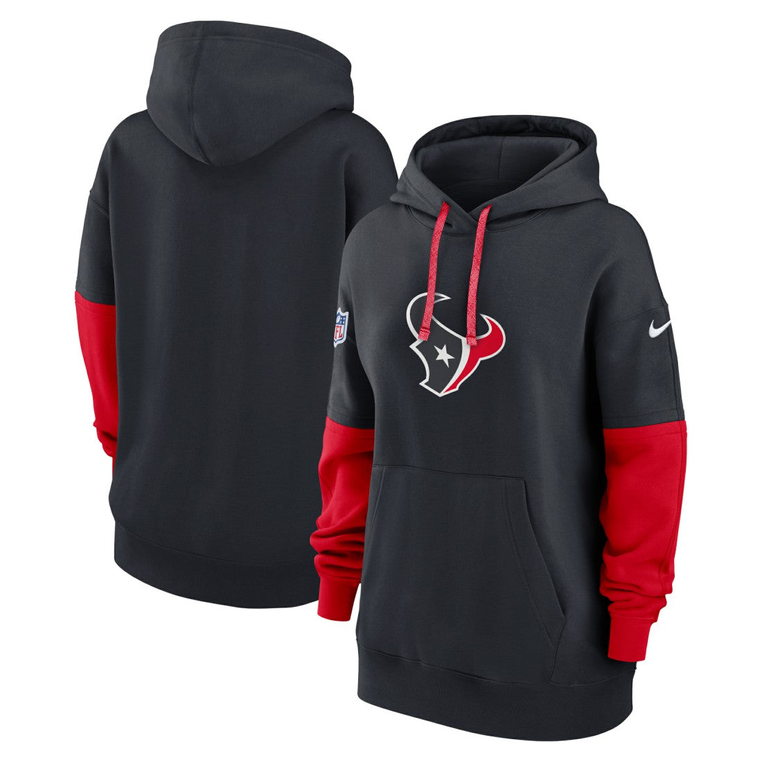 Houston Texans Women's Sideline Essential Hoodie Navy | Nike for Sale