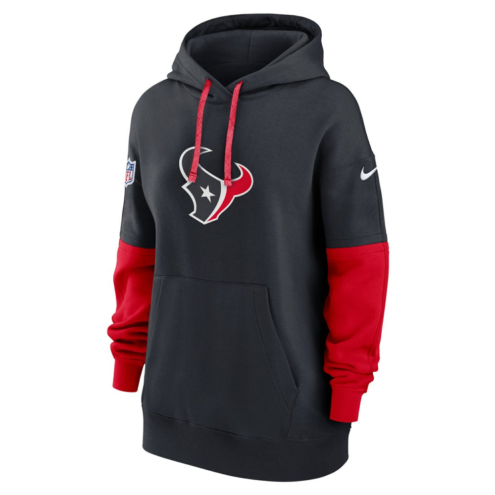Houston Texans Women's Sideline Essential Hoodie Navy | Nike for Sale