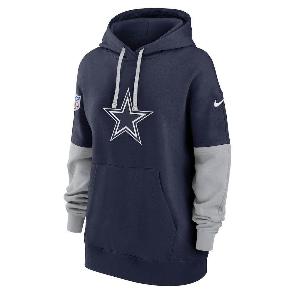 Dallas Cowboys Women's Sideline Essential Hoodie Navy | Nike for Sale