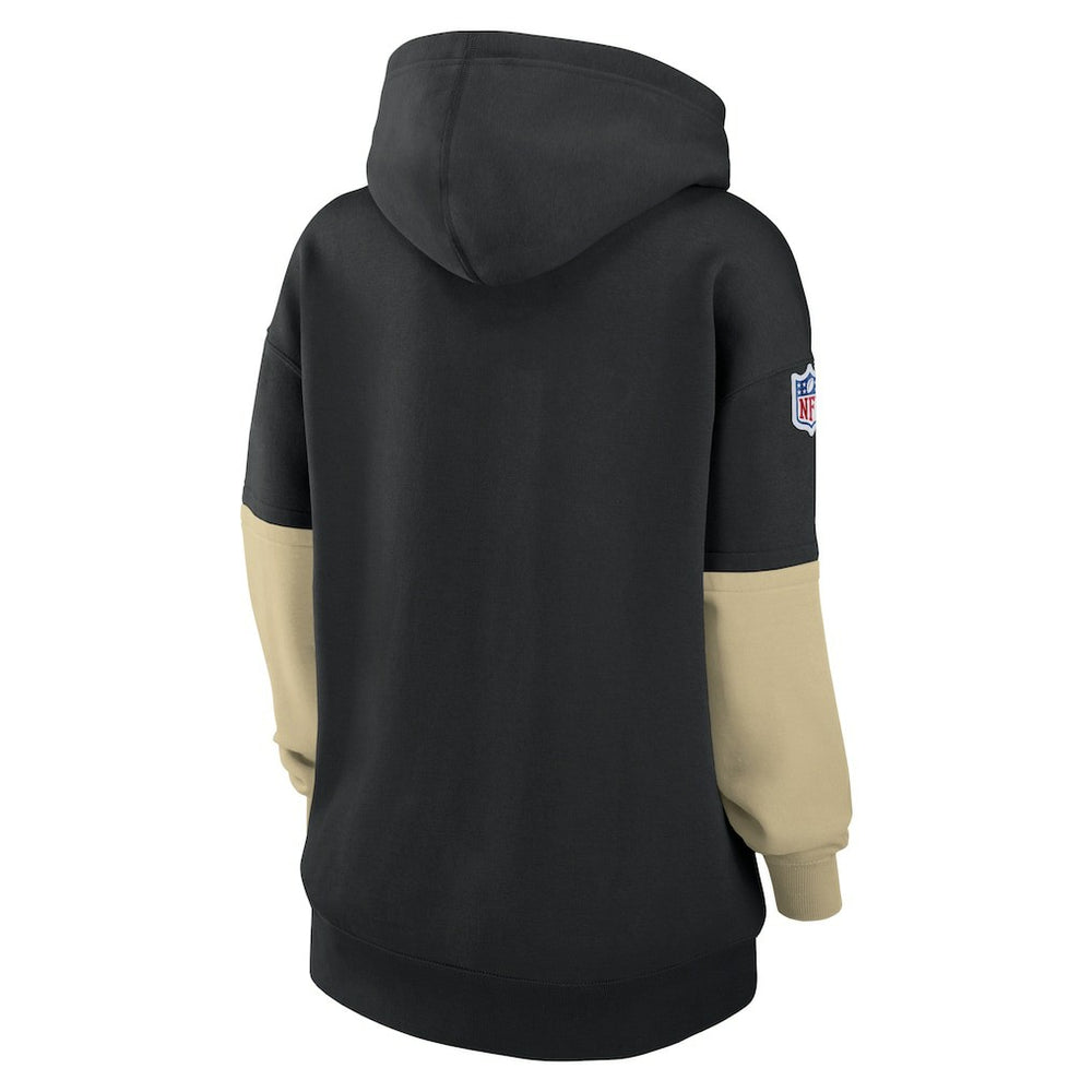 New Orleans Saints Women's Sideline Essential Hoodie Black | Nike for Sale