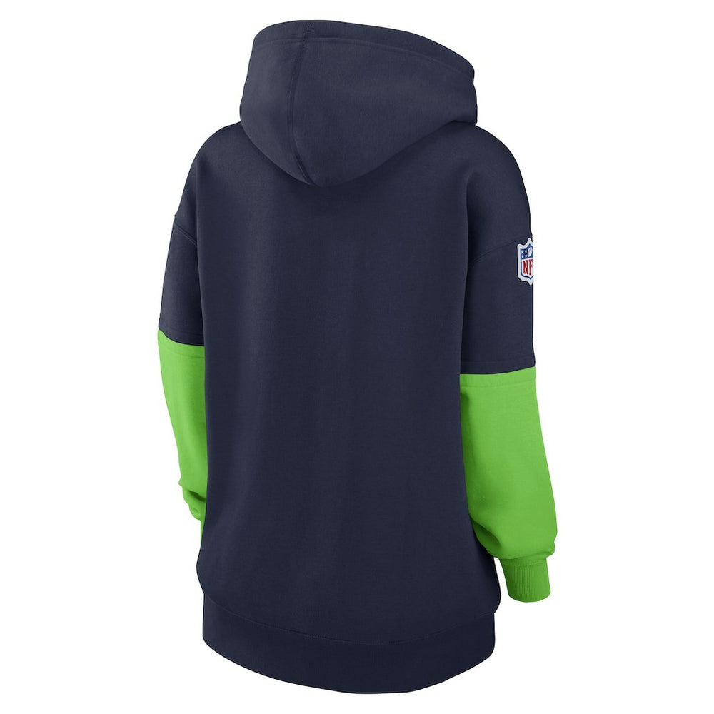 Seattle Seahawks Women's Sideline Essential Hoodie College Navy | Nike for Sale