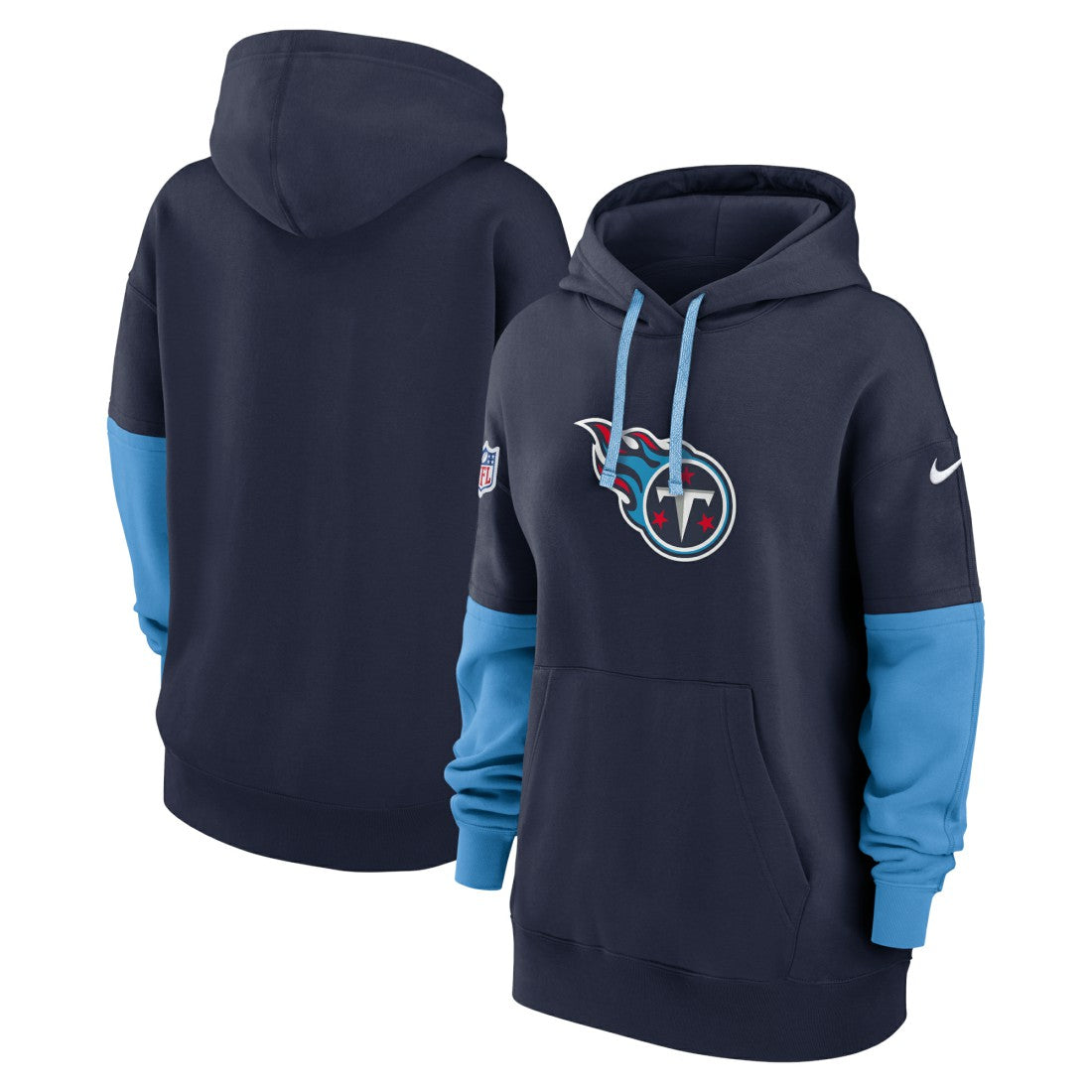 Tennessee Titans Women's Sideline Essential Hoodie Navy | Nike for Sale