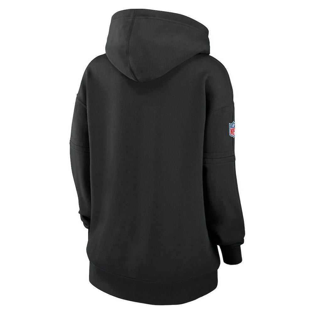 New York Jets Women's 2024 NFL Crucial Catch Club Pullover Hoodie Black | Nike for Sale