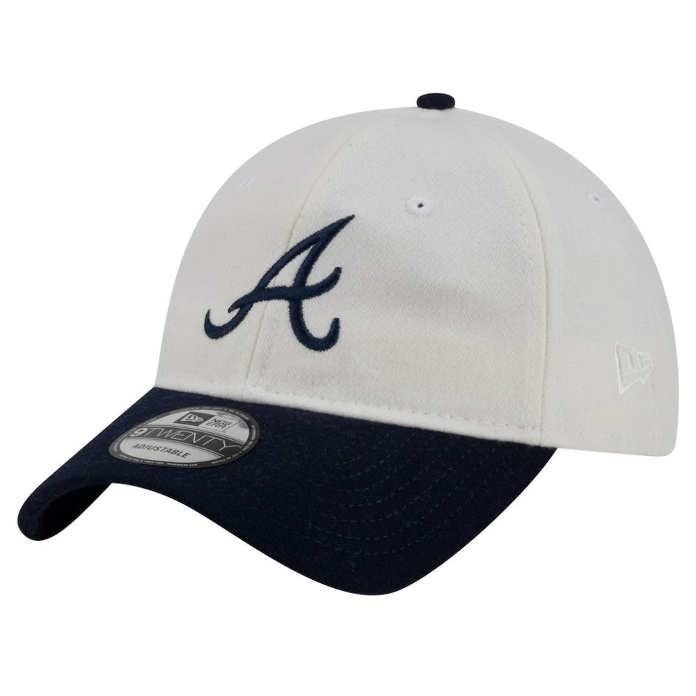 Atlanta Braves New Era Leather Strap 9TWENTY Adjustable Hat - MLB