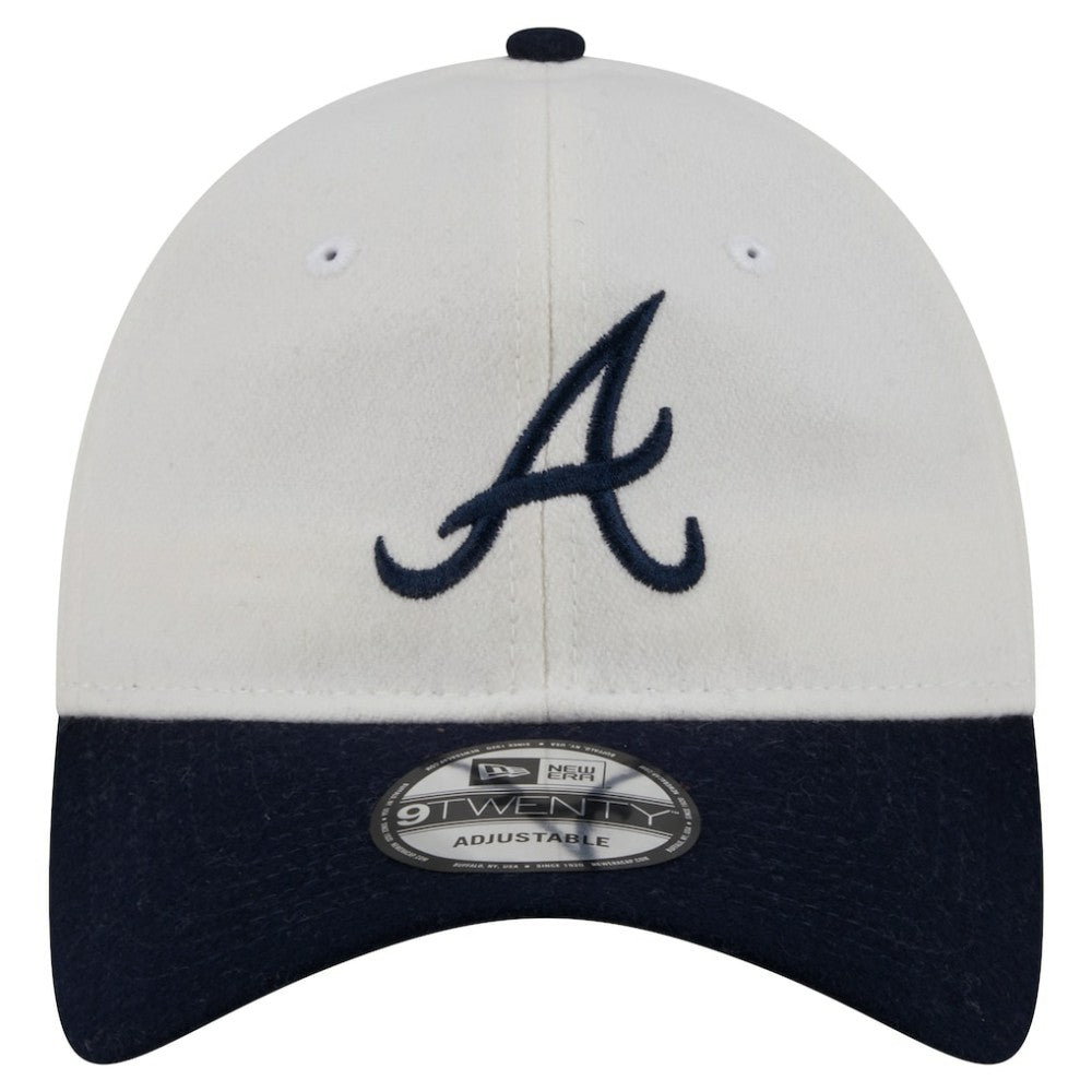 Atlanta Braves New Era Leather Strap 9TWENTY Adjustable Hat - MLB