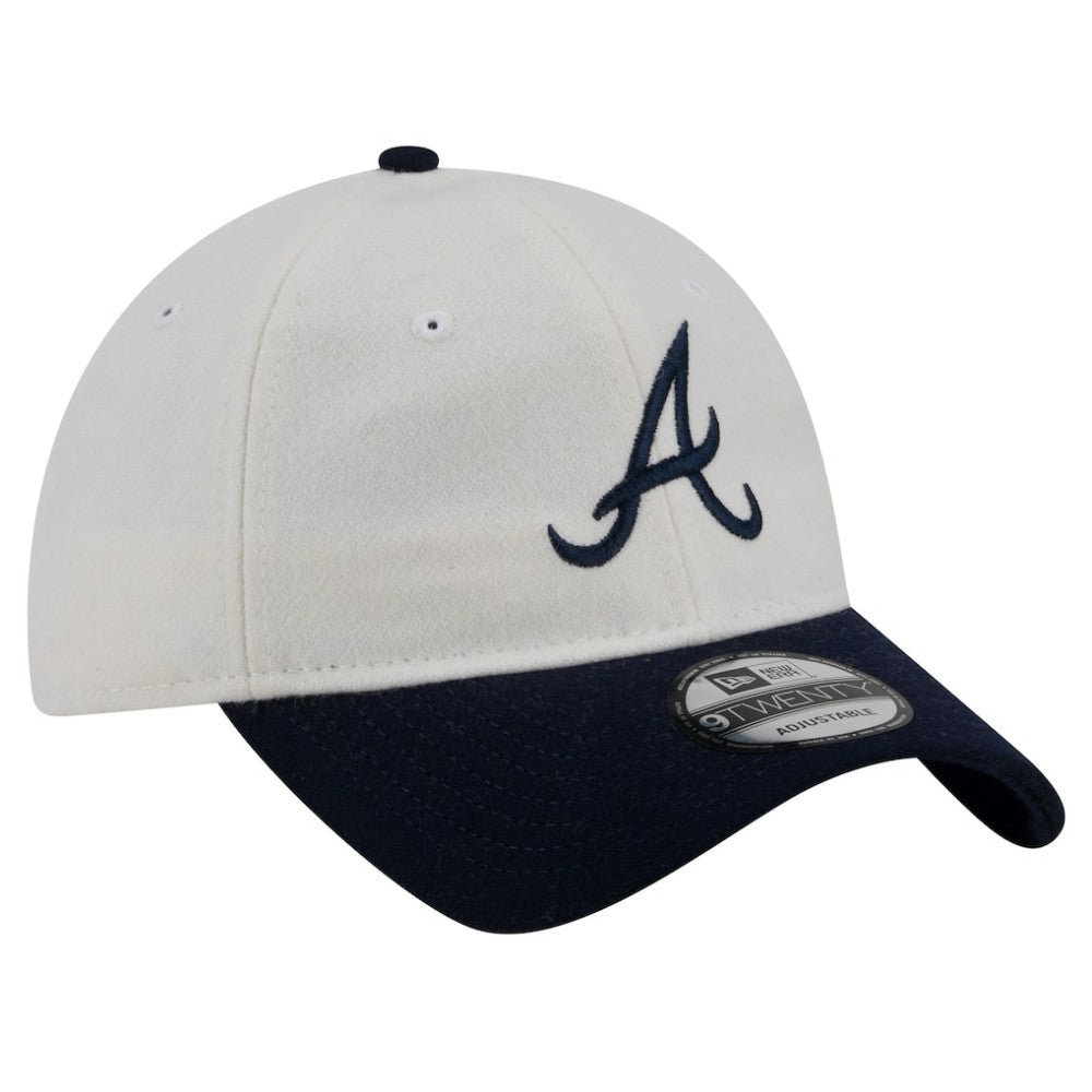Atlanta Braves New Era Leather Strap 9TWENTY Adjustable Hat - MLB