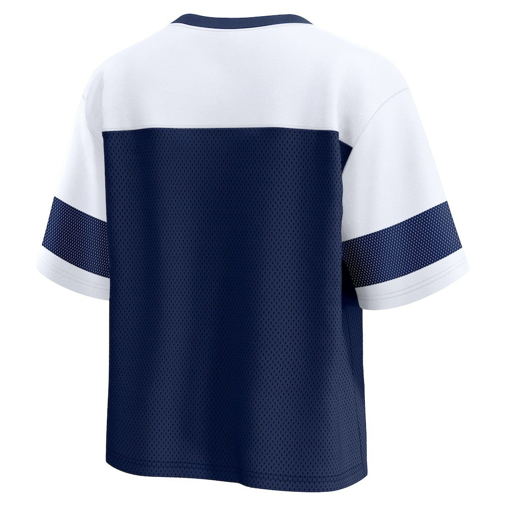 Dallas Cowboys Women's Homeschool Jersey Poly V-Neck
Fashion Top Navy/White | Fanatics