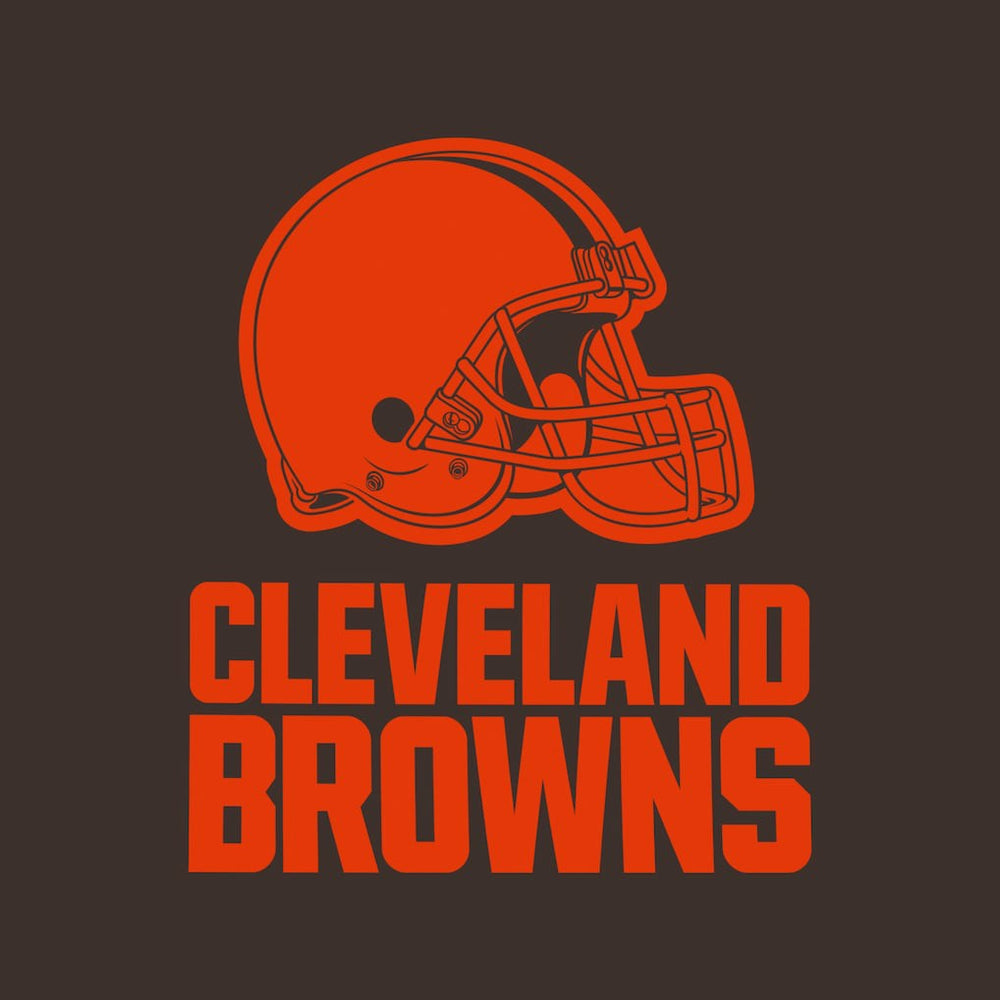 Cleveland Browns Women's Backup Option Long Sleeve Hoodie T-Shirt Brown/White | Fanatics